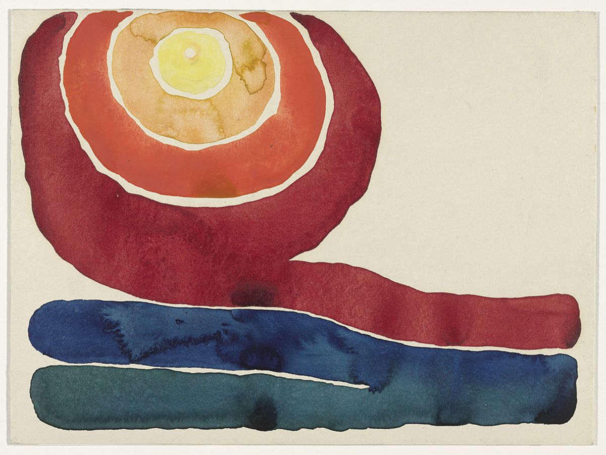 Georgia O'Keeffe's Evening Star No. III (1917) will go on view next May as part of a rotation of the permanent collection display at the Museum of Modern Art © 2019 The Georgia O'Keeffe Foundation/Artists Rights Society (ARS), New York