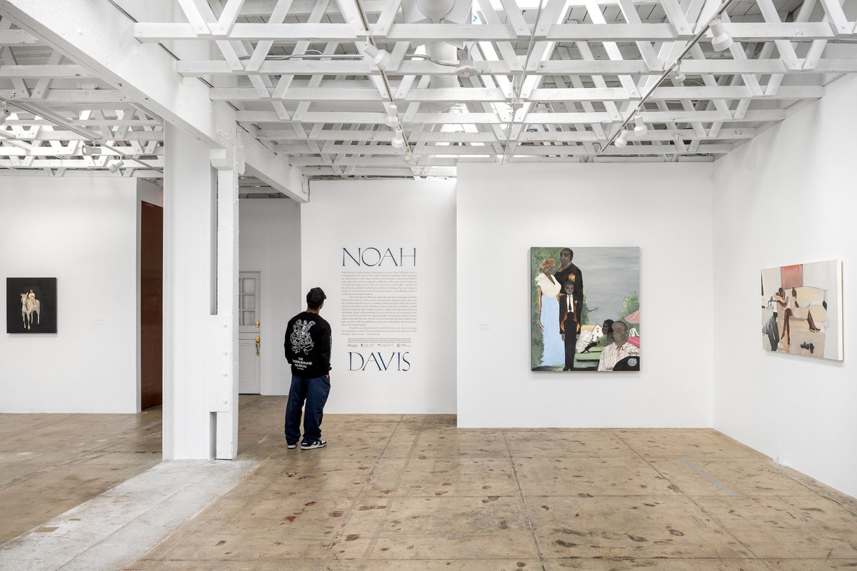 View of the now-closed Noah Davis exhibition at the Underground Museum Photo by Elon Schoenholz Photography, courtesy the Underground Museum