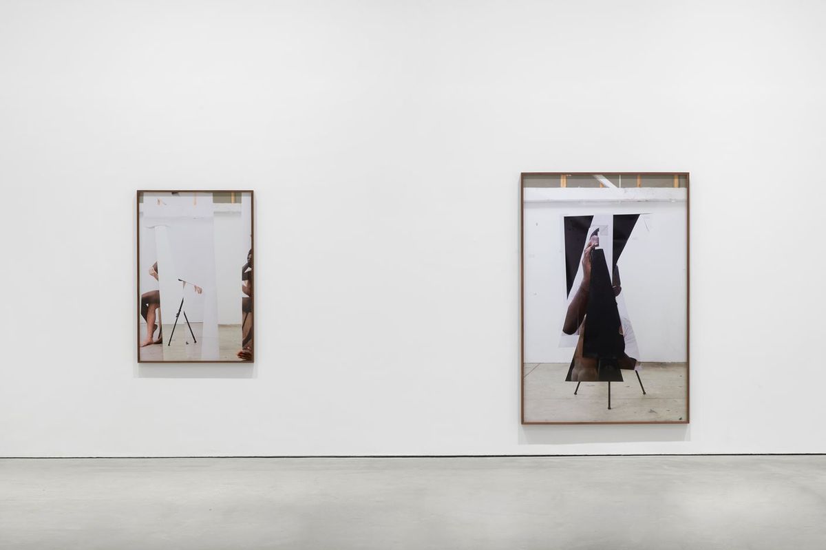 Installation view of Paul Mpagi Sepuya, CONDO 2020. Modern Art, Vyner St. hosting Team Gallery, New York. Courtesy of Modern Art