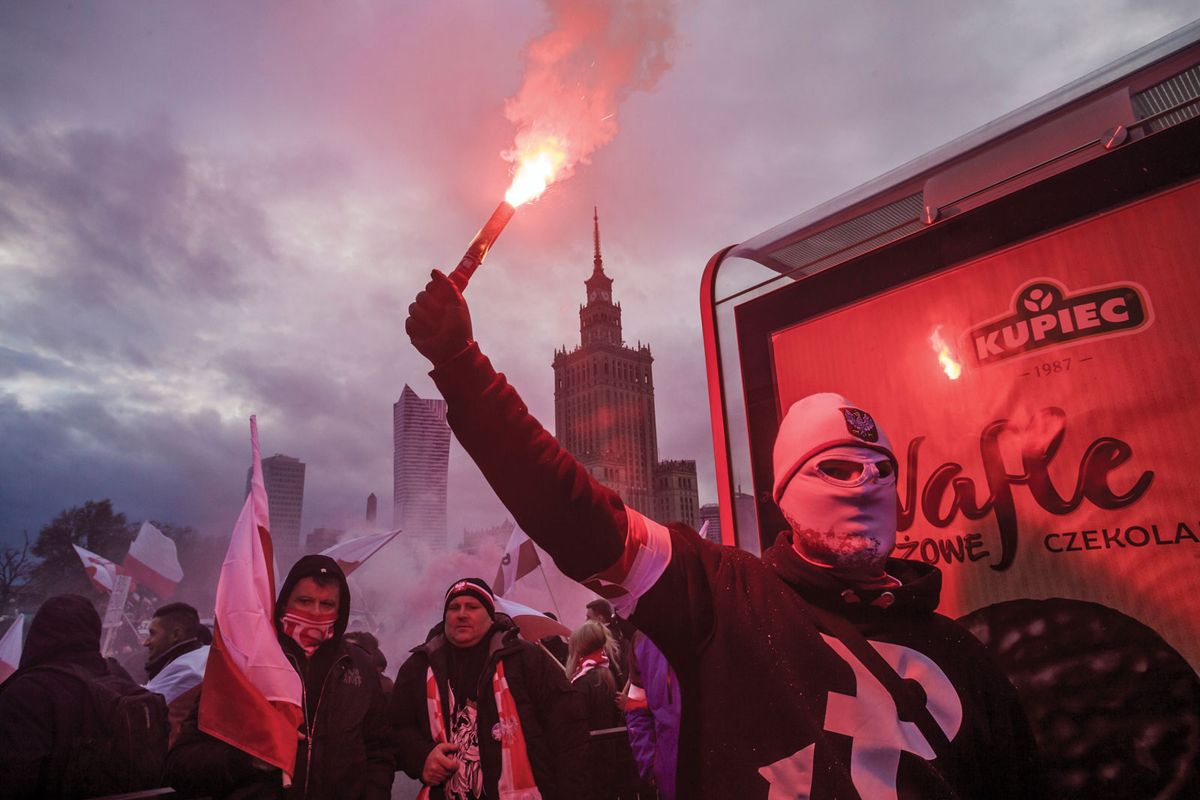 Far-right nationalist groups marching in Warsaw Celestino Arce/NurPhoto