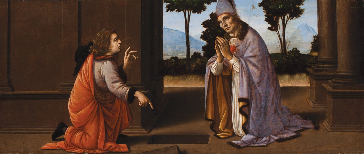 Some experts believe that details of the museum’s panel, A Miracle of Saint Donatus of Arezzo (around 1479-85), such as light breaking against the saint’s fingers and wrinkles on the face, are Leonardo’s work Worcester Art Museum