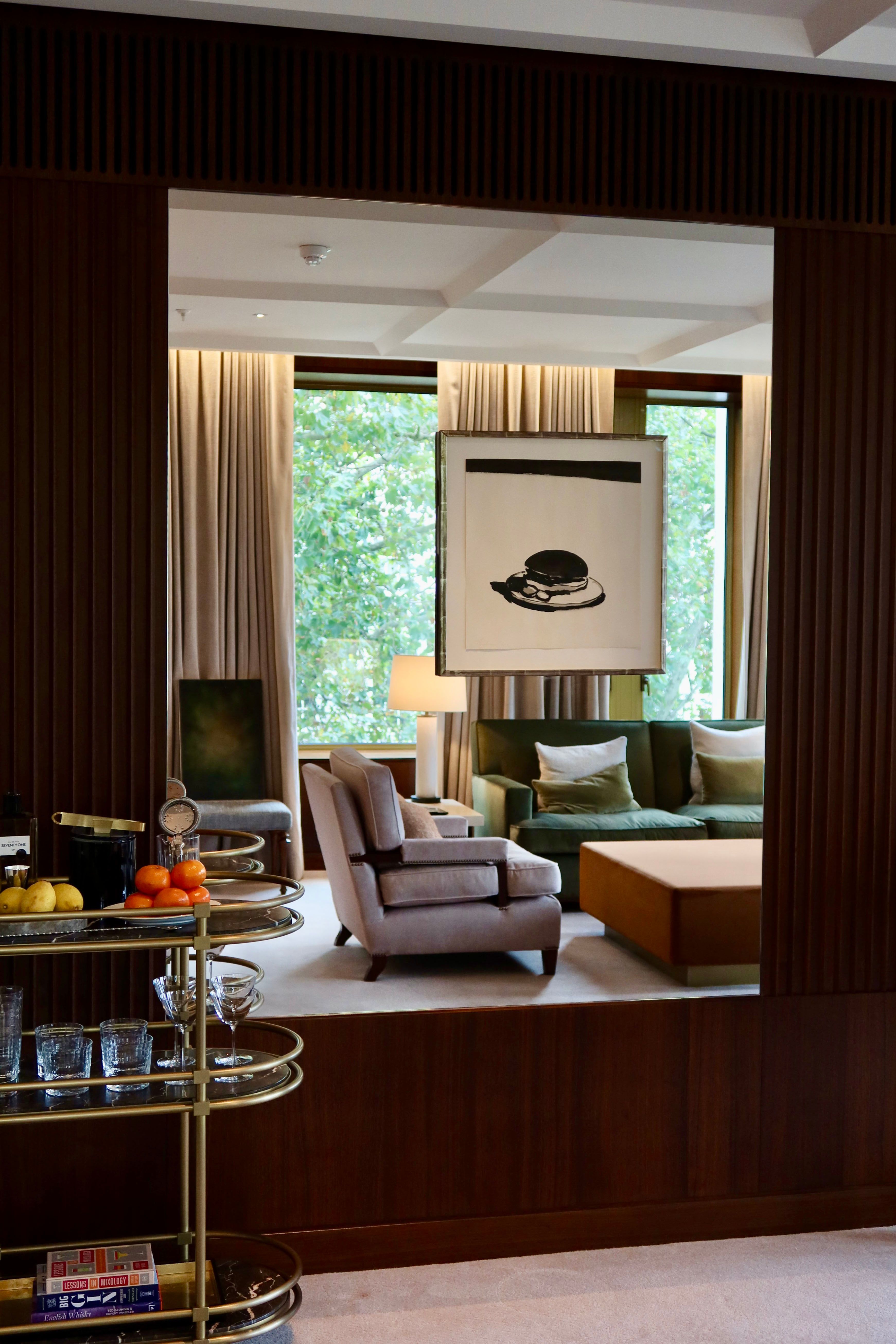 The calm ambiance of the Chancery Rosewood offer some respite from Frieze London’s hectic tent Franklin Parrasch Photography