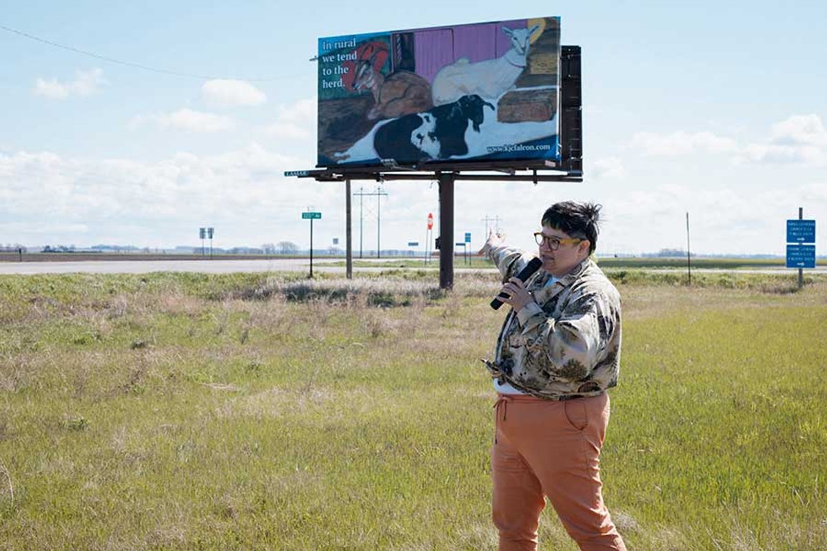 Kandace Creel Falcón is one of the artists with a Springboard guaranteed income
Courtesy Springboard for the Arts