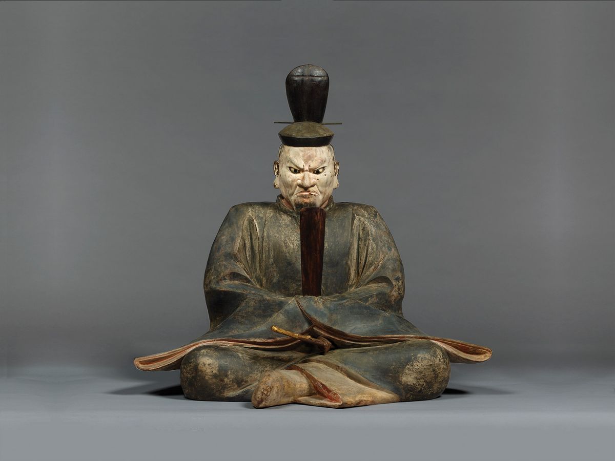 Curator’s coup: Seated Tenjin (1259) from the Kamakura period is one of two key loans depicting the nobleman-turned-god Nara National Museum