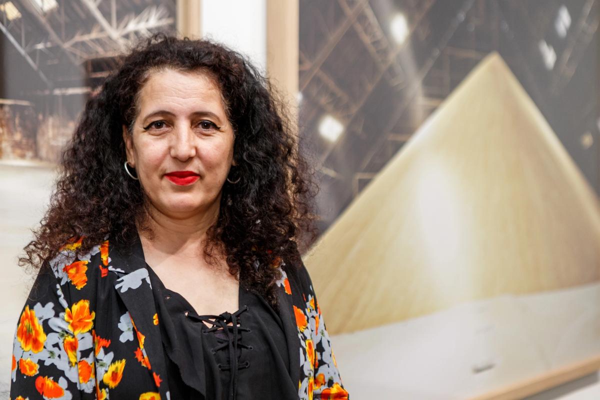 Zineb Sedira Photo: Musthafa Aboobacker. Courtesy of Third Line gallery