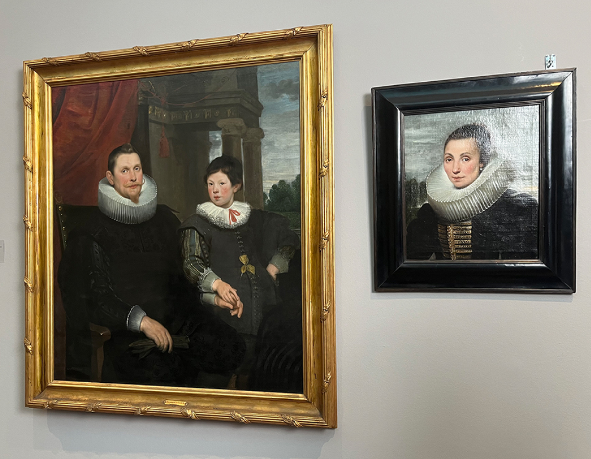 The two paintings reunited in the Nivaagaard Collection

Photo: Angela Jager