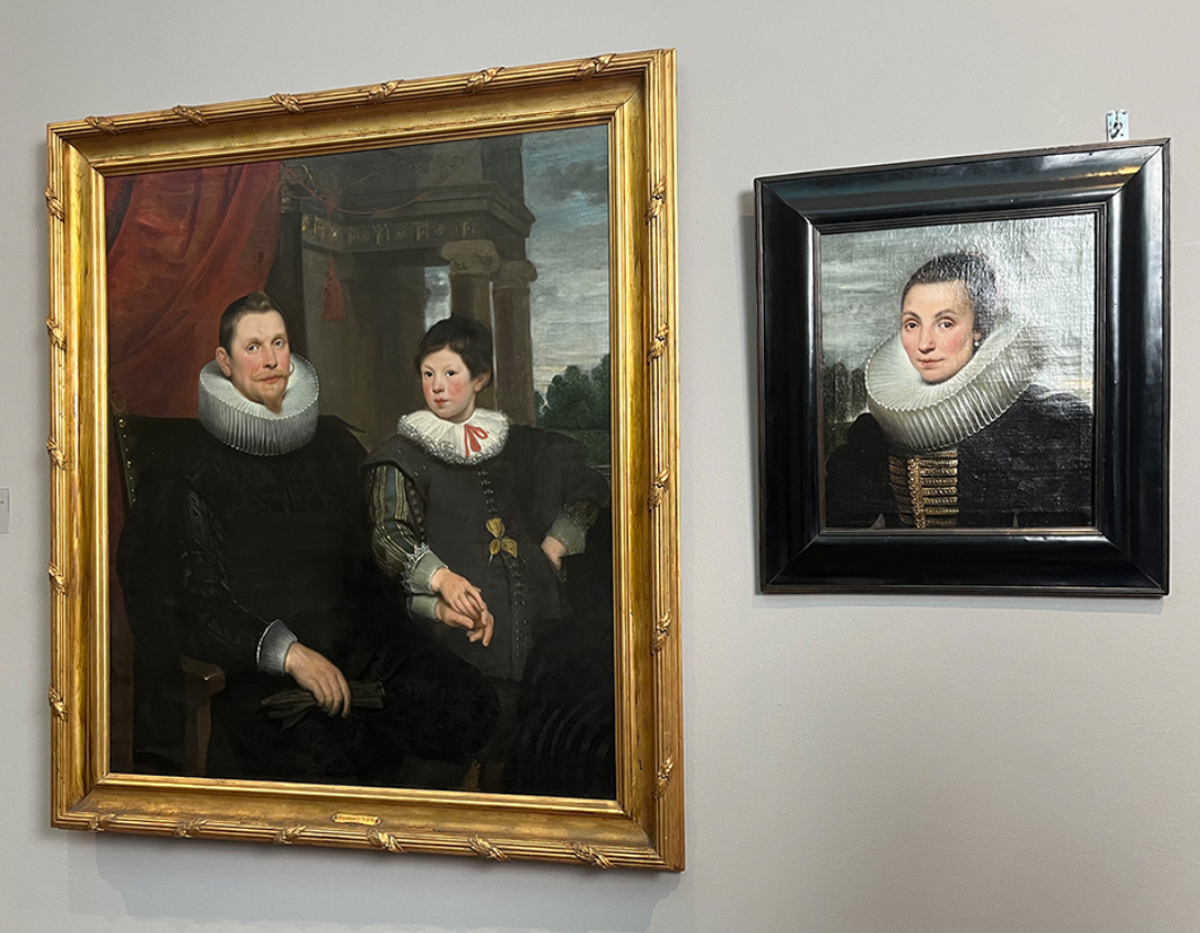 The two paintings reunited in the Nivaagaard Collection
Photo: Angela Jager