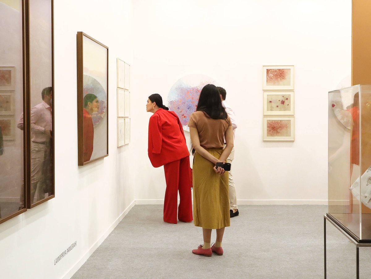Visitors to India Art Fair 2022. Courtesy of IAF