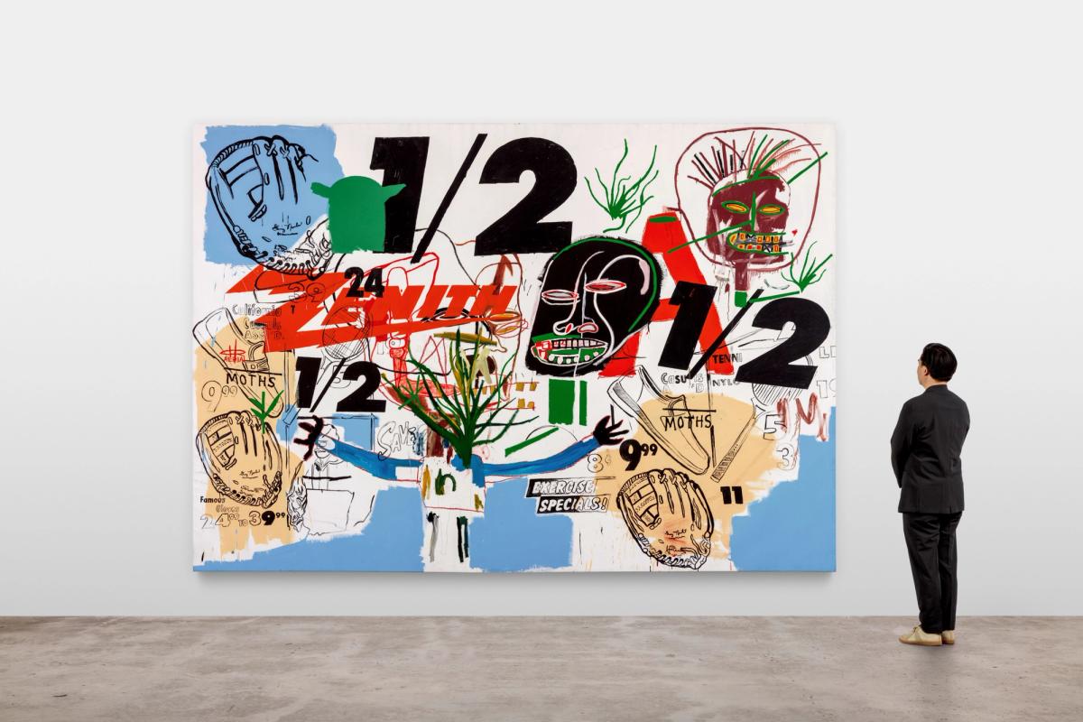 Untitled (1984) measures nearly 10ft high by 13ft wide. Courtesy Sotheby's
