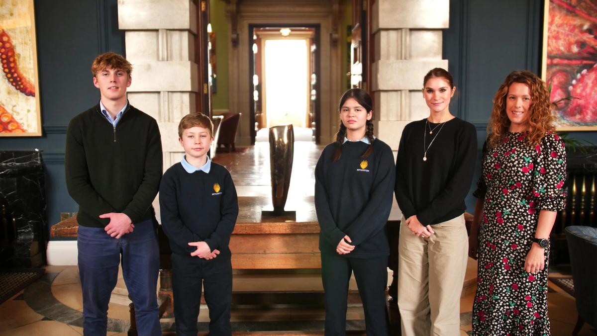 The work was discovered by an archivist who had recently been hired to catalogue the school’s contents
Courtesy of Bryanston School