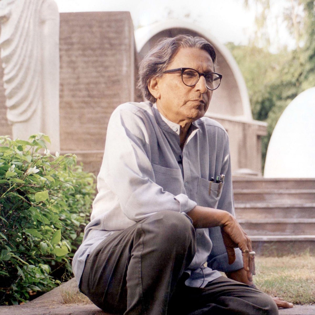 Balkrishna Doshi: winner of both the Pritzker Prize and the RIBA Gold Medal Courtesy of Vastushilpa Foundation (VSF)
