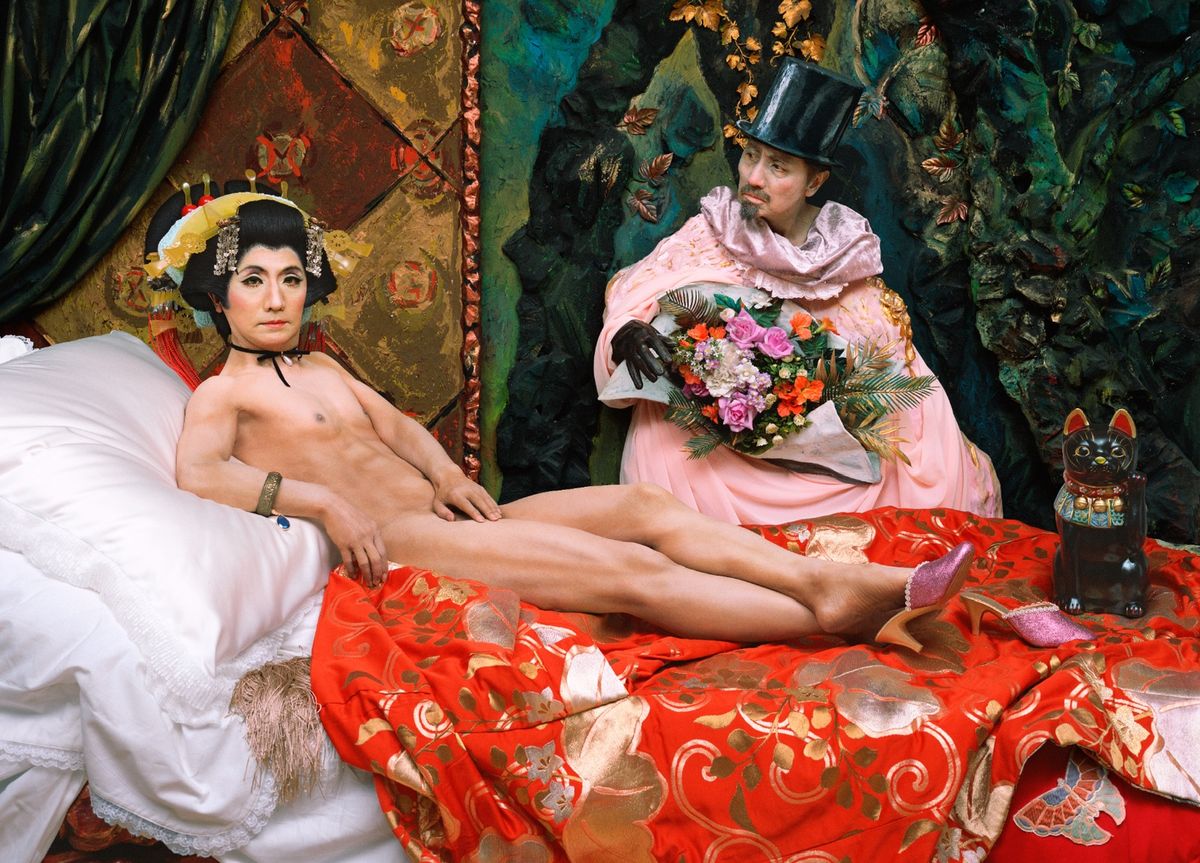 Yasumasa Morimura, Une moderne Olympia (2018) © Yasumasa Morimura; Courtesy of the artist and Luhring Augustine, New York