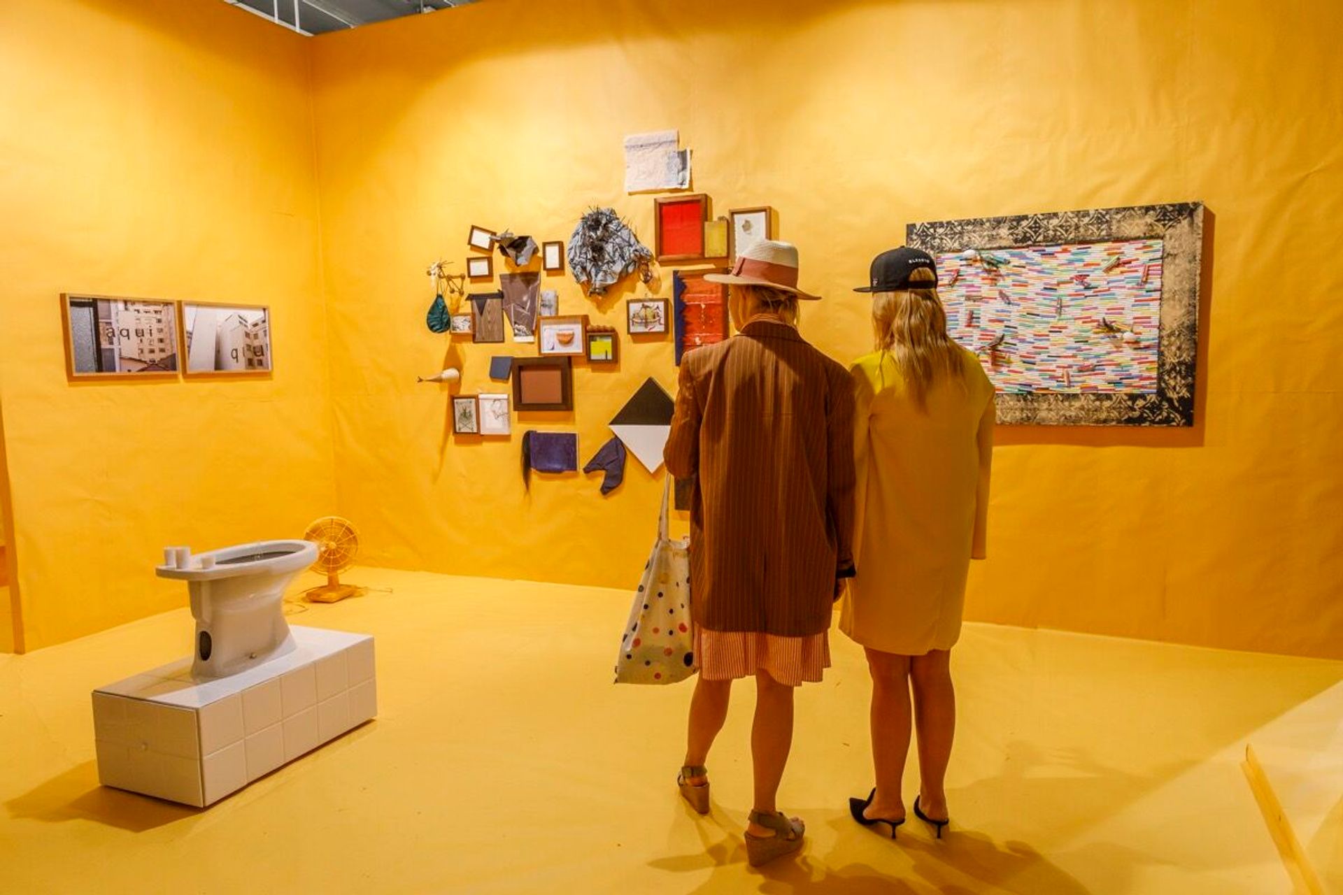 Installation view of A Gentil Carioca’s booth at Art Basel, 2019. Courtesy of Art Basel.