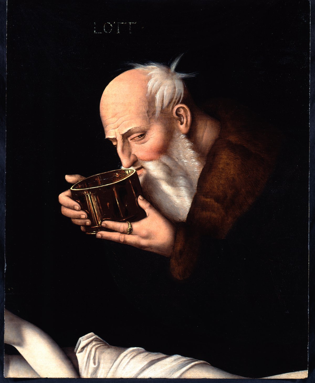 A fragment of Hans Baldung Grien's painting of Lot (1537) © Stiftung Preußischer Kulturbesitz