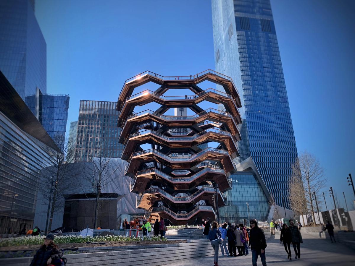 Thomas Heatherwick's The Vessel at Hudson Yards Photo: T. Tseng