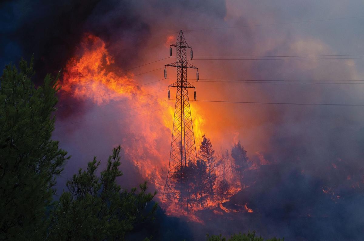 Apocalypse now: a summer of record heatwaves triggering raging wildfires has given a stark imminence to the reality of climate change © Wirestock/Alamy