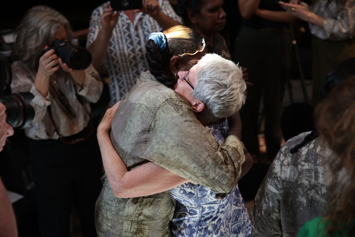 The ceremony in which the 174 items were handed over was held today
Photo: © Manchester Museum