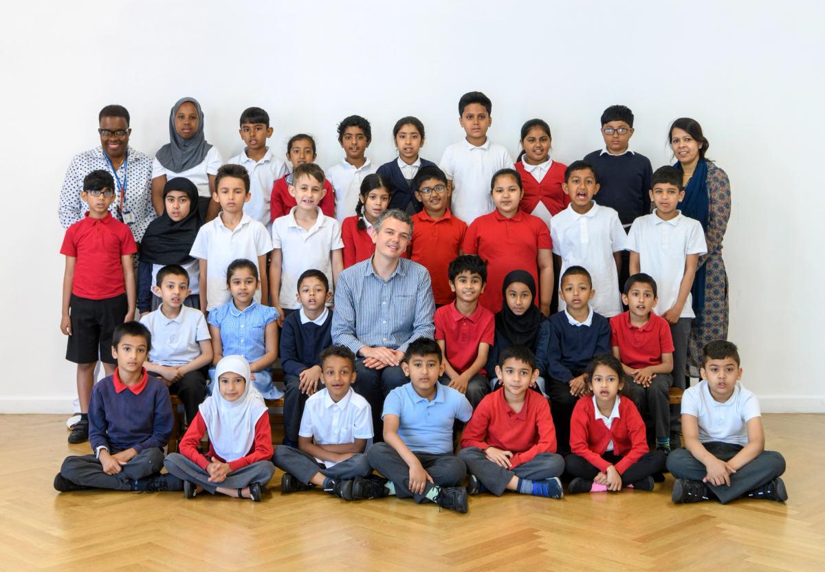 Year 3 class at Mayflower Primary School, Tower Hamlets 2018 Photo: © Tate