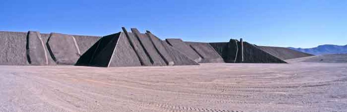 Michael Heizer’s City in the Nevada Desert