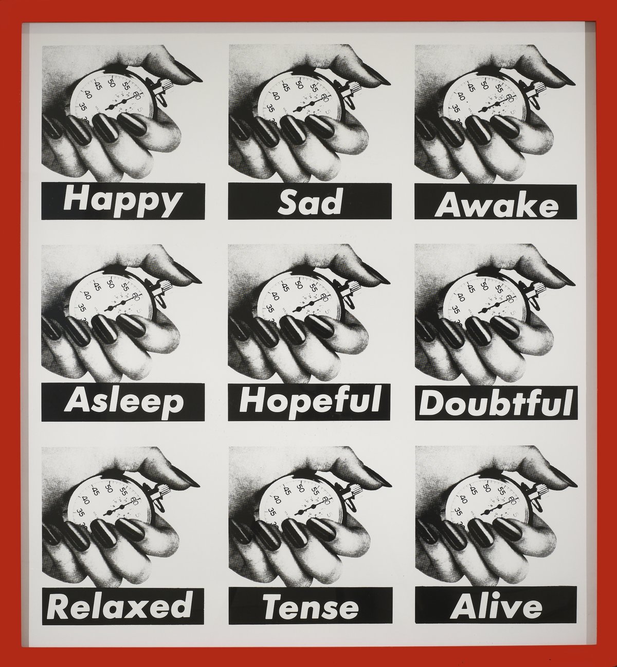 Barbara Kruger, Untitled, 1989. Collection of Orange County Museum of Art. Gift of Eugene C. White and the estate of Robert H. Tyler. © Barbara Kruger