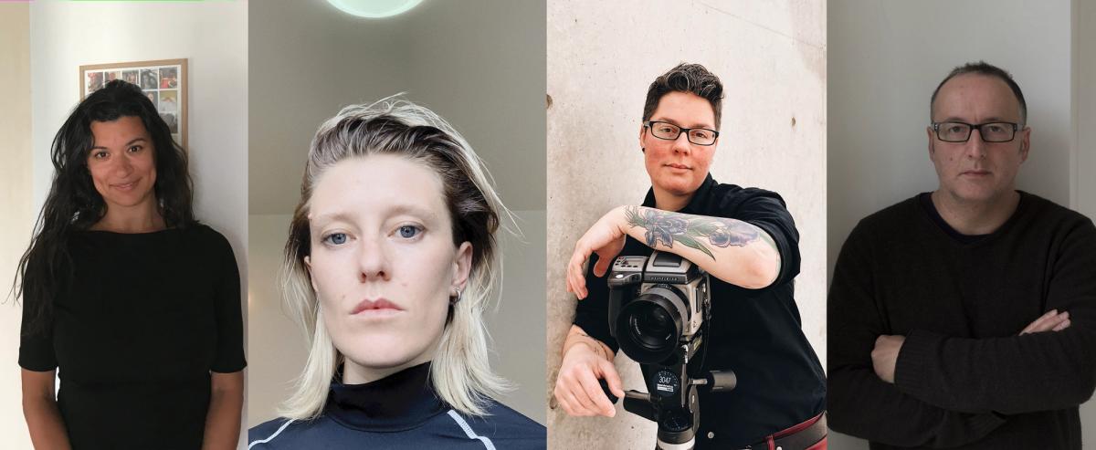 The Rudin Prize nominees: Lina Hashim, Kristin-Lee Moolman, Jess T. Dugan, and David Spero