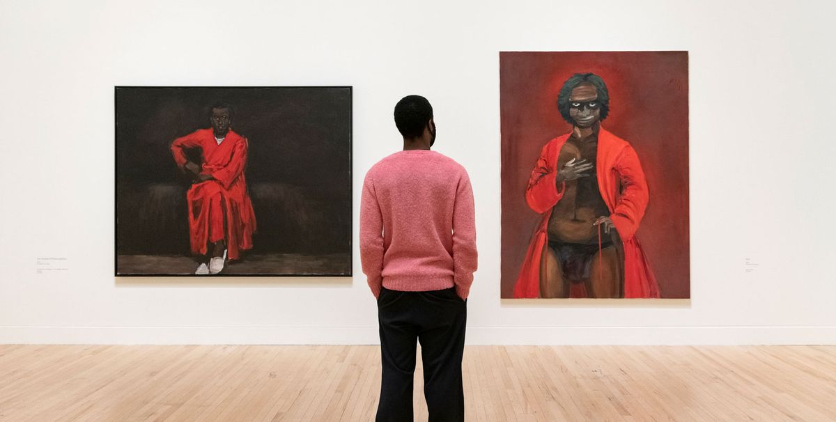 Installation view of Lynette Yiadom-Boakye's exhibition at Tate Britain 