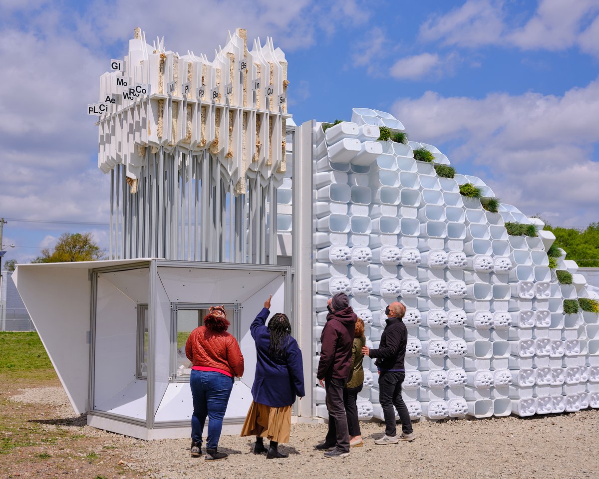 Visitors during the ribbon-cutting ceremony for A New View Camden., one of the past recipients of Bloomberg Philanthropies’ Public Arts Challenge grants Courtesy Bloomberg Philanthropies