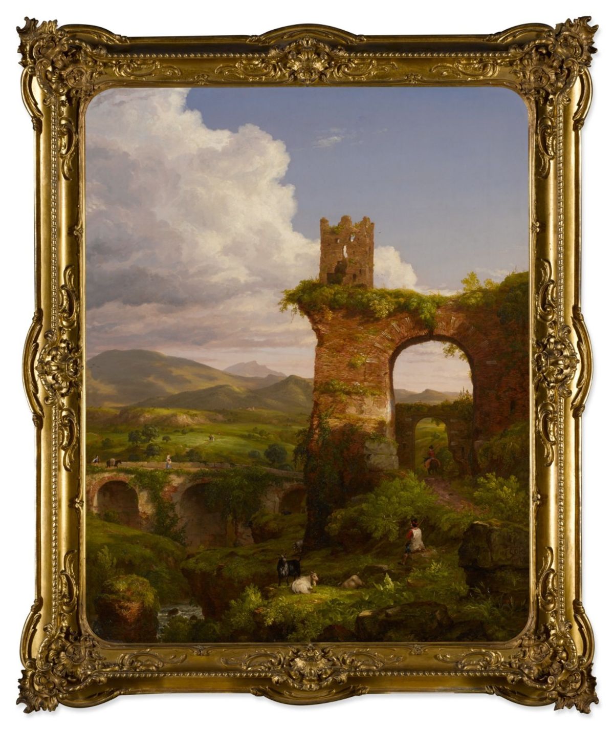 The Newark Museum is putting Thomas Cole's The Arch of Nero (1846) on the auction block at Sotheby's, carrying an estimate of  $500,000-$700,000