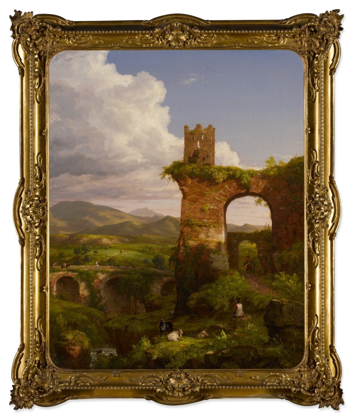 The Newark Museum is putting Thomas Cole's The Arch of Nero (1846) on the auction block at Sotheby's, carrying an estimate of  $500,000-$700,000