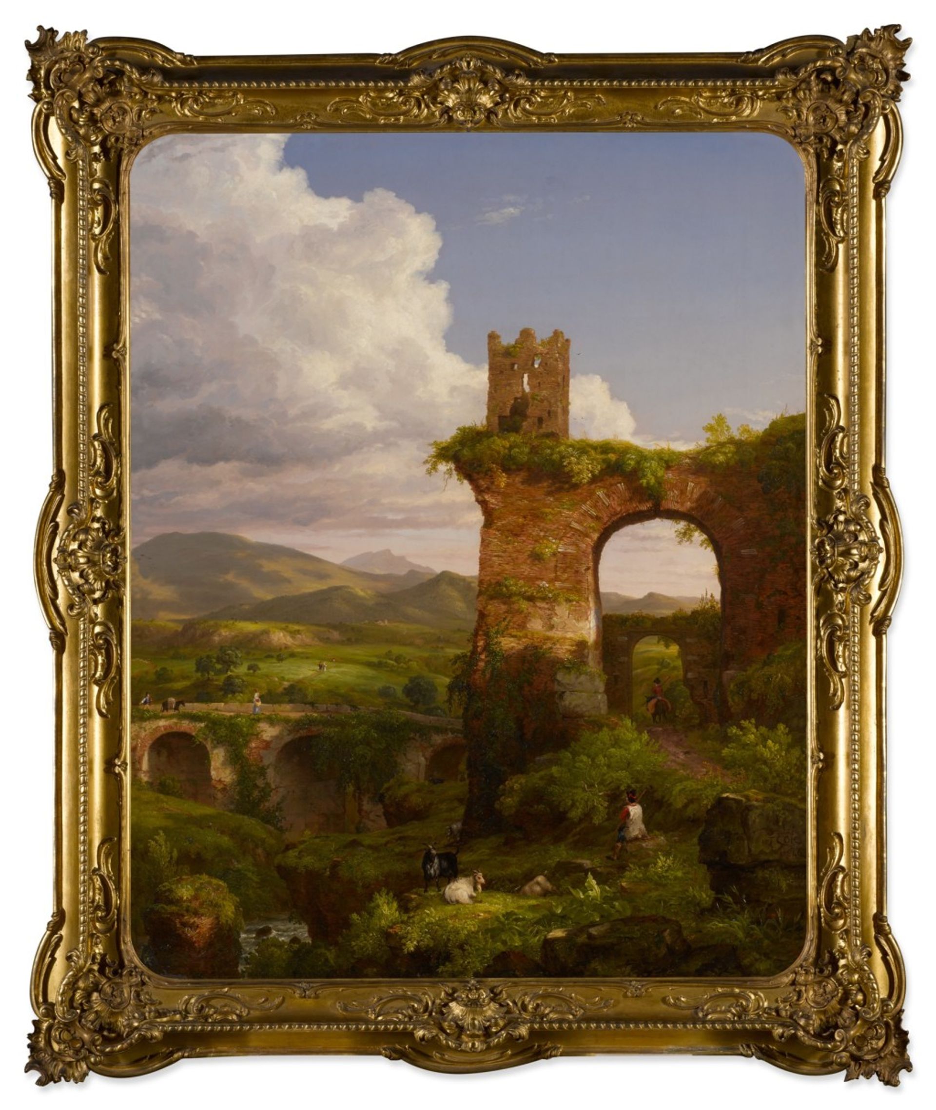 The Newark Museum is putting Thomas Cole's The Arch of Nero (1846) on the auction block at Sotheby's, carrying an estimate of  $500,000-$700,000 