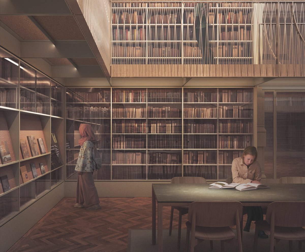 A rendering of the Kusuma Gallery (gallery 98) in the V&A’s Photography Centre © Schmidt Massie, design by Gibson Thornley