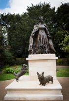 Newly unveiled statue of Queen Elizabeth II and her corgis splits opinion