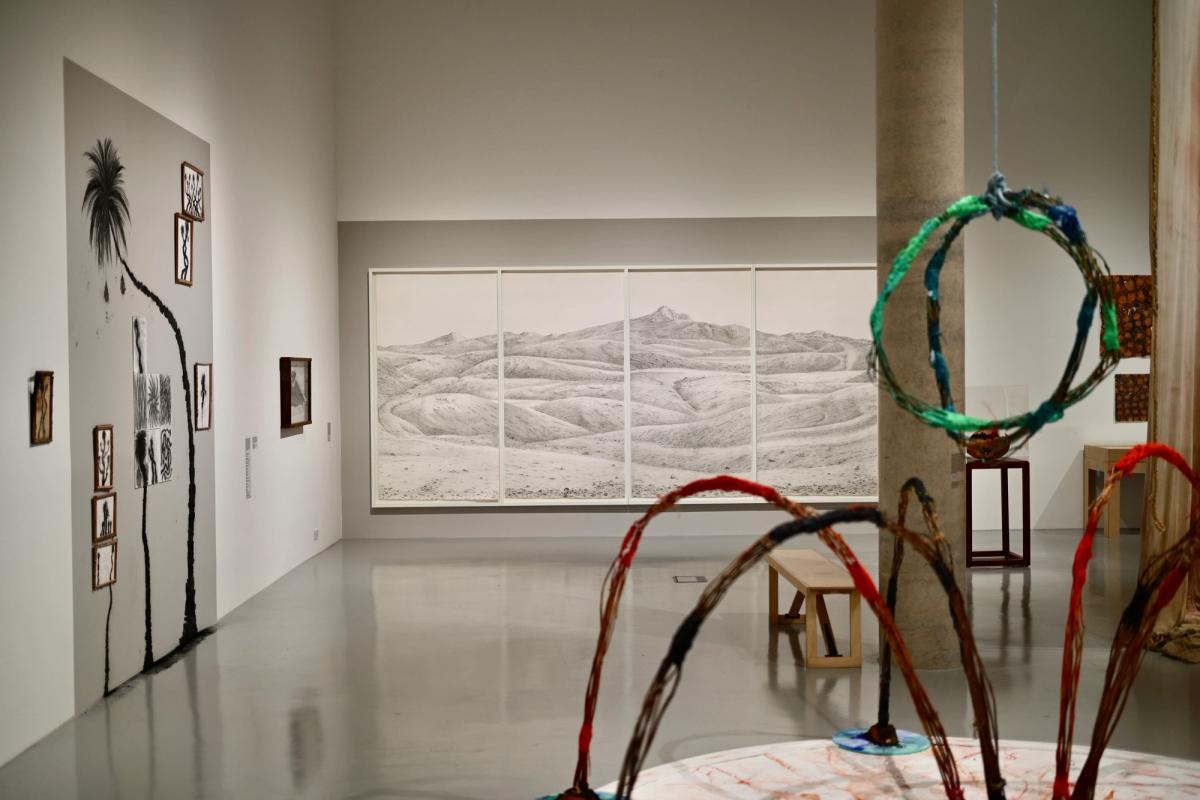 Installation view of Listening to the Earth at London's Drawing Room Photo: Drawing Room, 2026