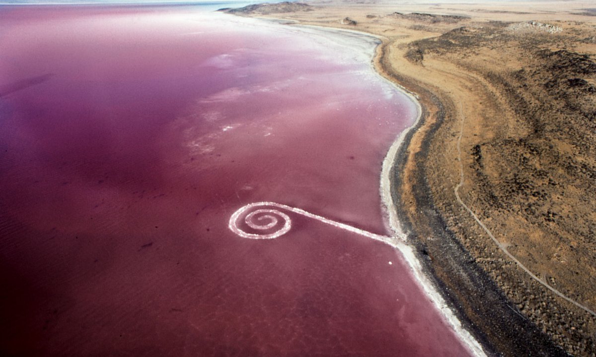 Robert Smithson’s famed Land art piece Spiral Jetty added to US National Register of Historic Places Robert Smithson’s famed Land art piece Spiral Jetty added to US National Register of Historic Places