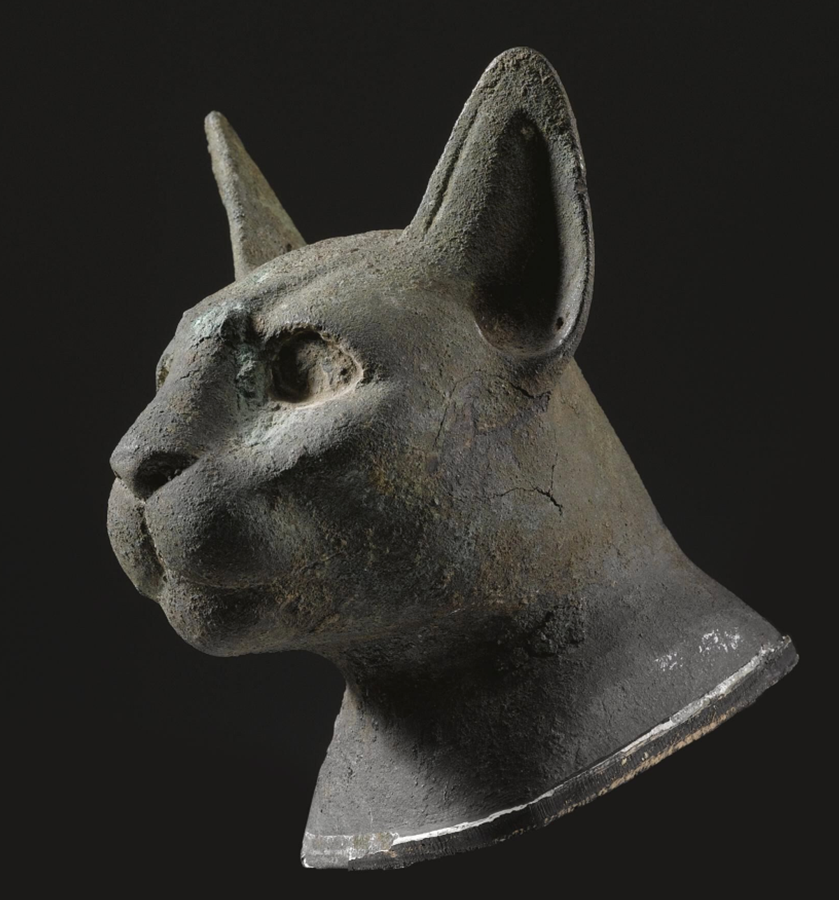 This ancient Egyptian bronze (664-342BC) is being sold by the Albright Knox