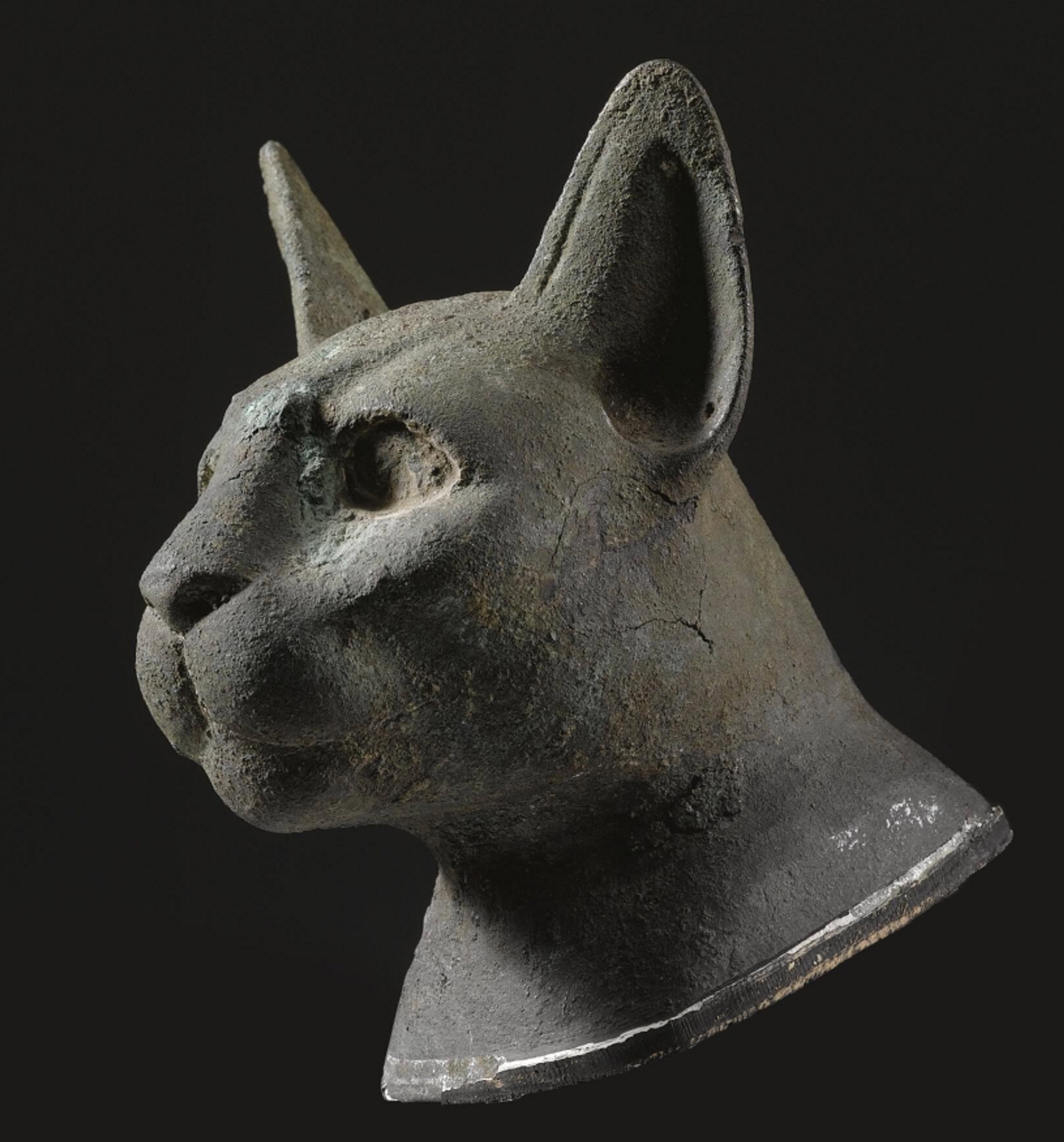 This ancient Egyptian bronze (664-342BC) is being sold by the Albright Knox 