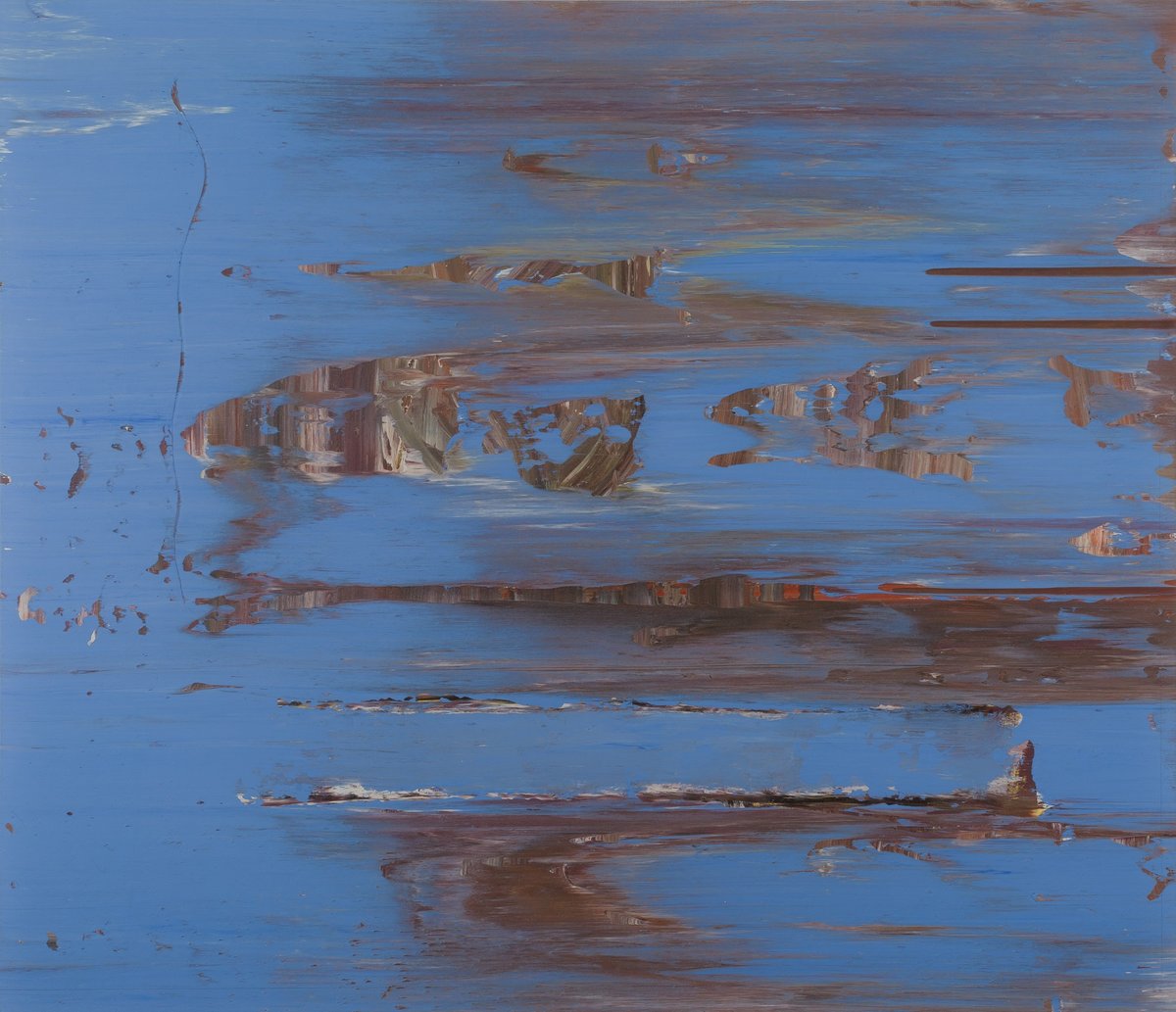 Jack Whitten. Mirsinaki Blue (1974) © 2024 Herbert F. Johnson Museum of Art, Cornell University.