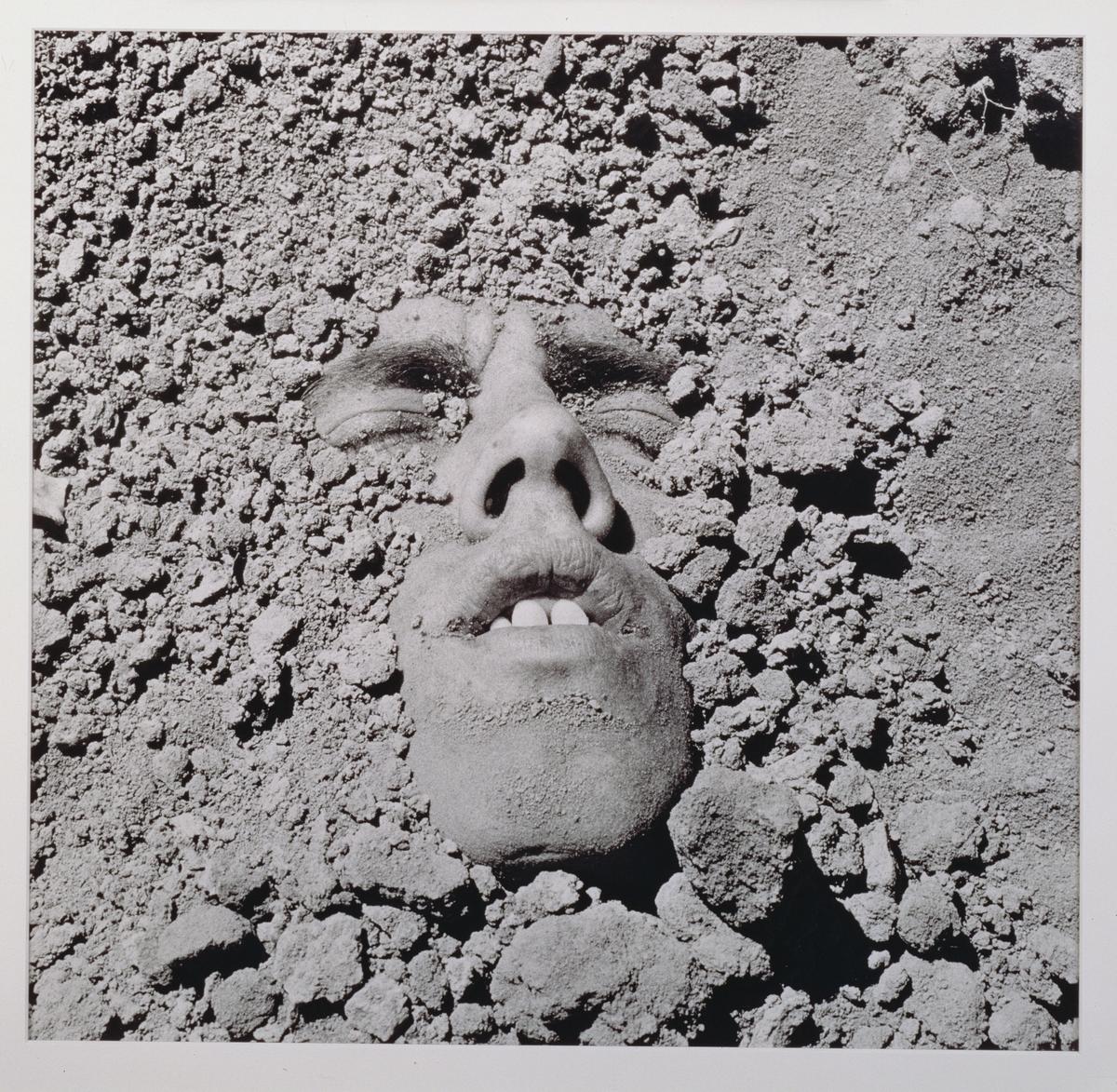 David Wojnarowicz, Untitled (Face in Dirt) (1991). © Estate of David Wojnarowicz. Courtesy of the Estate and PPOW.