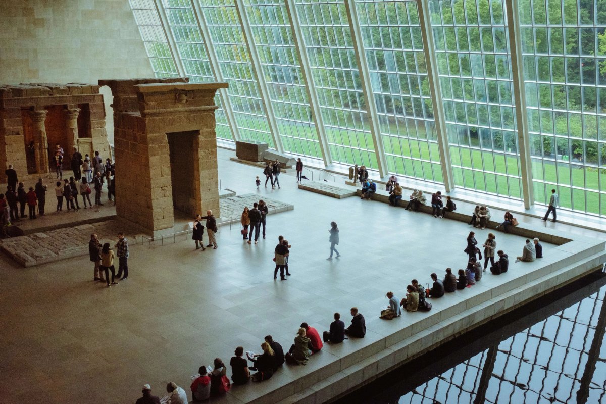The Temple of Dendur in the former Sackler wing of The Metropolitan Museum of Art. Photo: Erwin Verbruggen.