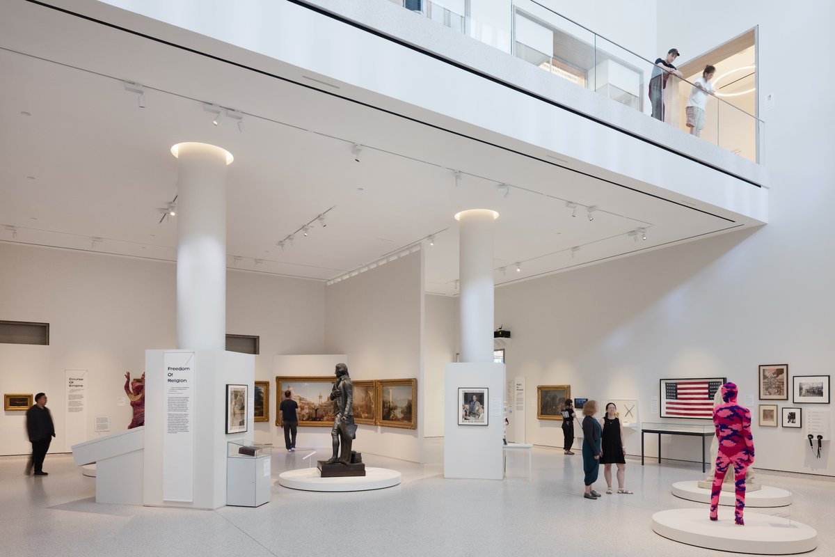 The Tang Wing for American Democracy’s Klingenstein Family Gallery at the New York Historical Photo: © Bridgit Beyer, courtesy New York HIstorical