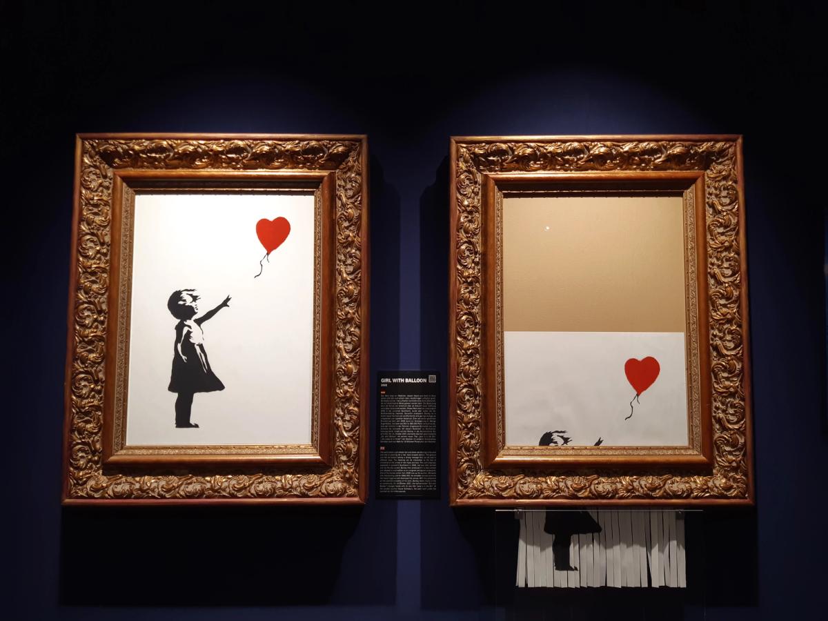 In 2018 another copy of Girl with Balloon was shredded during a live auction at Sotheby’s, London
annacovic/Adobe Stock