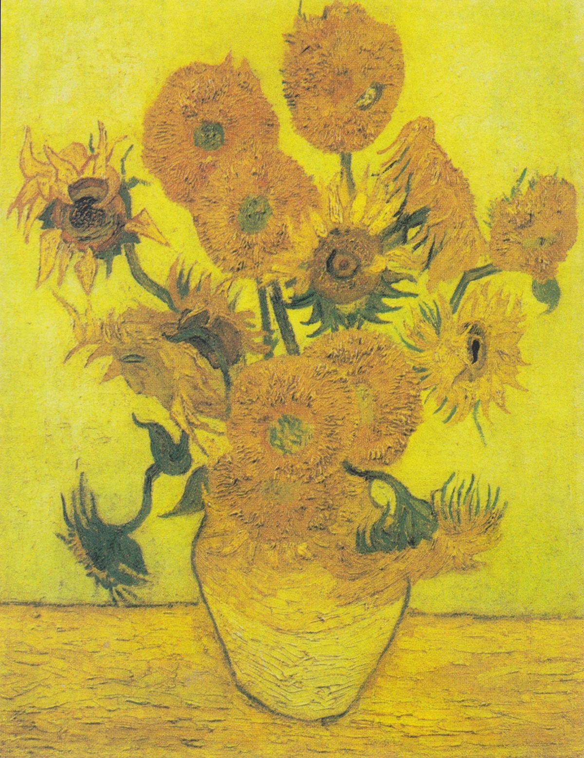 Vincent van Gogh, Sunflowers, 1888 Sompo Museum of Art, Tokyo, via Wikimedia Commons
