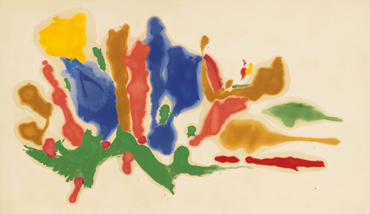 Helen Frankenthaler, Cool Summer, 1962 ©2019 Helen Frankenthaler Foundation, Inc. / Artists Rights Society (ARS), New York. Photo: Rob McKeever, courtesy Gagosian