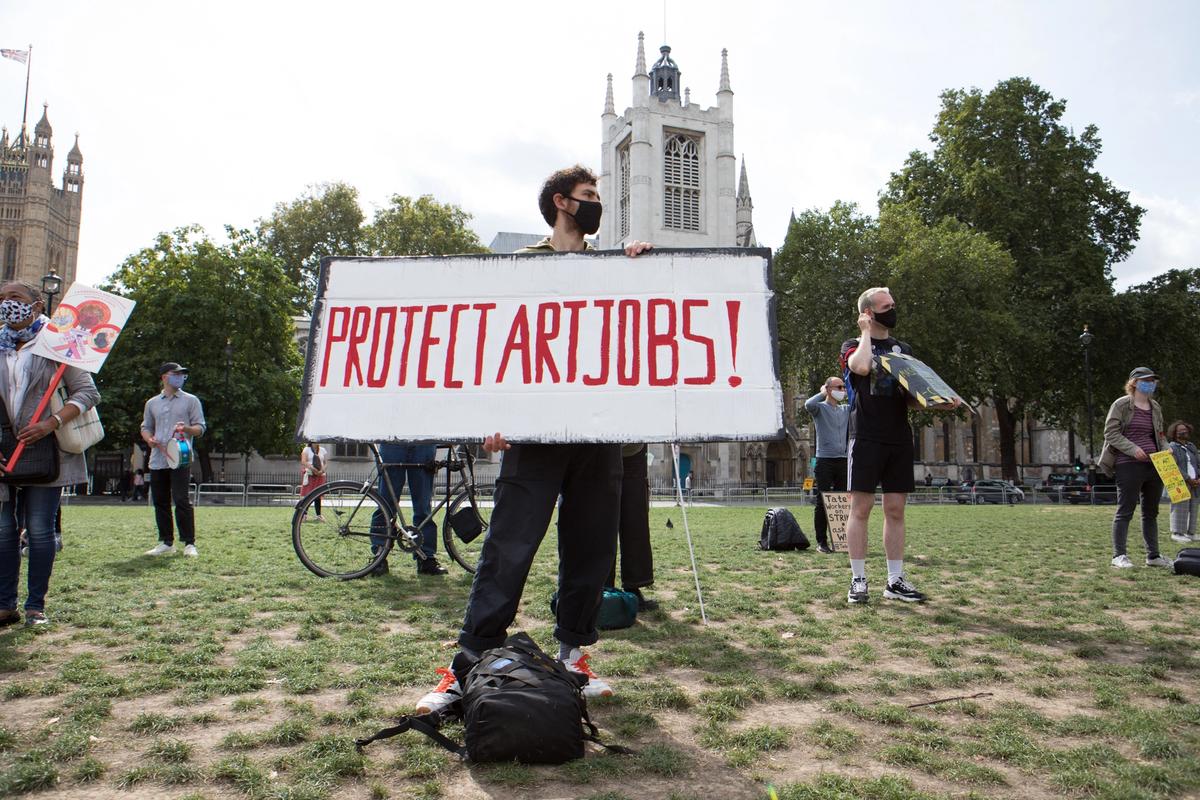 The UK's art sector has suffered through Brexit and the pandemic Photo: David Owens