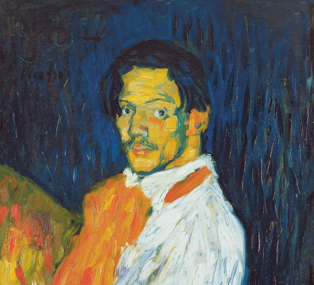 Yo Picasso (detail, 1901) from the Beyler show, which included works made by the artist between 1901 and 1907 © Succession Picasso/ProLitteris, Zürich; Image © Art Resource, New York/Scala, Florence