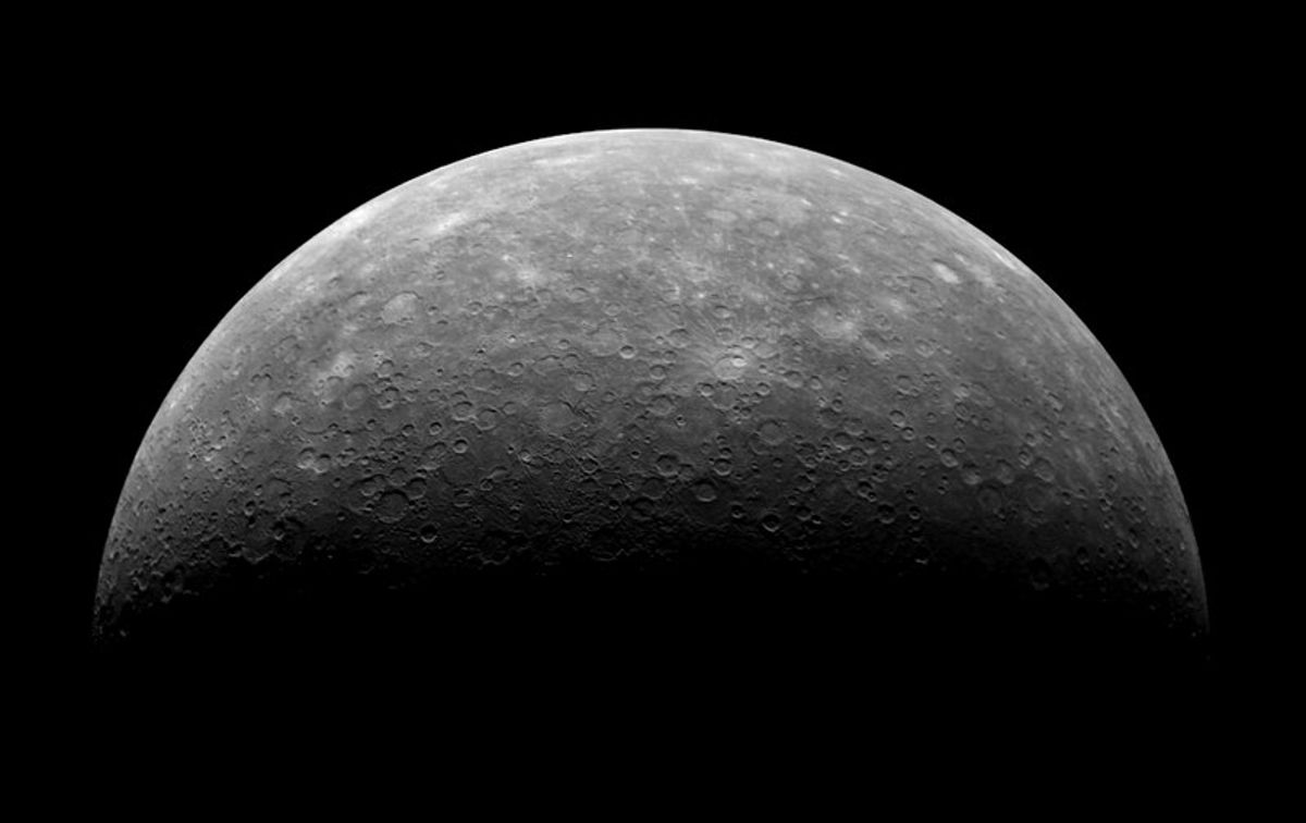 Artists including Vincent van Gogh, Titian and Pierre-Auguste Renoir have had craters on Mercury named after them
Photo: NASA/JPL-Caltech/Kevin M. Gill (Flickr)