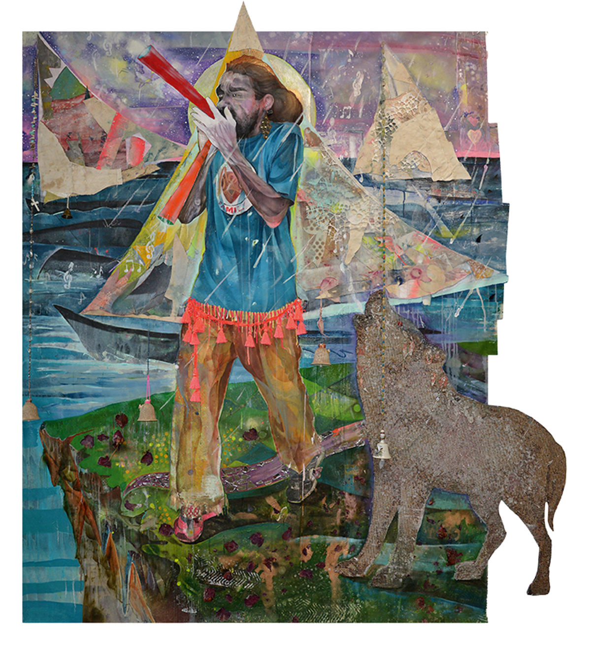 No Matter How Dreary and Gray, We People of Flesh and Blood Would Rather Live Here, Than in Another Man’s Yard (2026) by Lavar Munroe

Courtesy the artist, the Bahamas Pavilion, Larkin Durey and Monique Meloche
