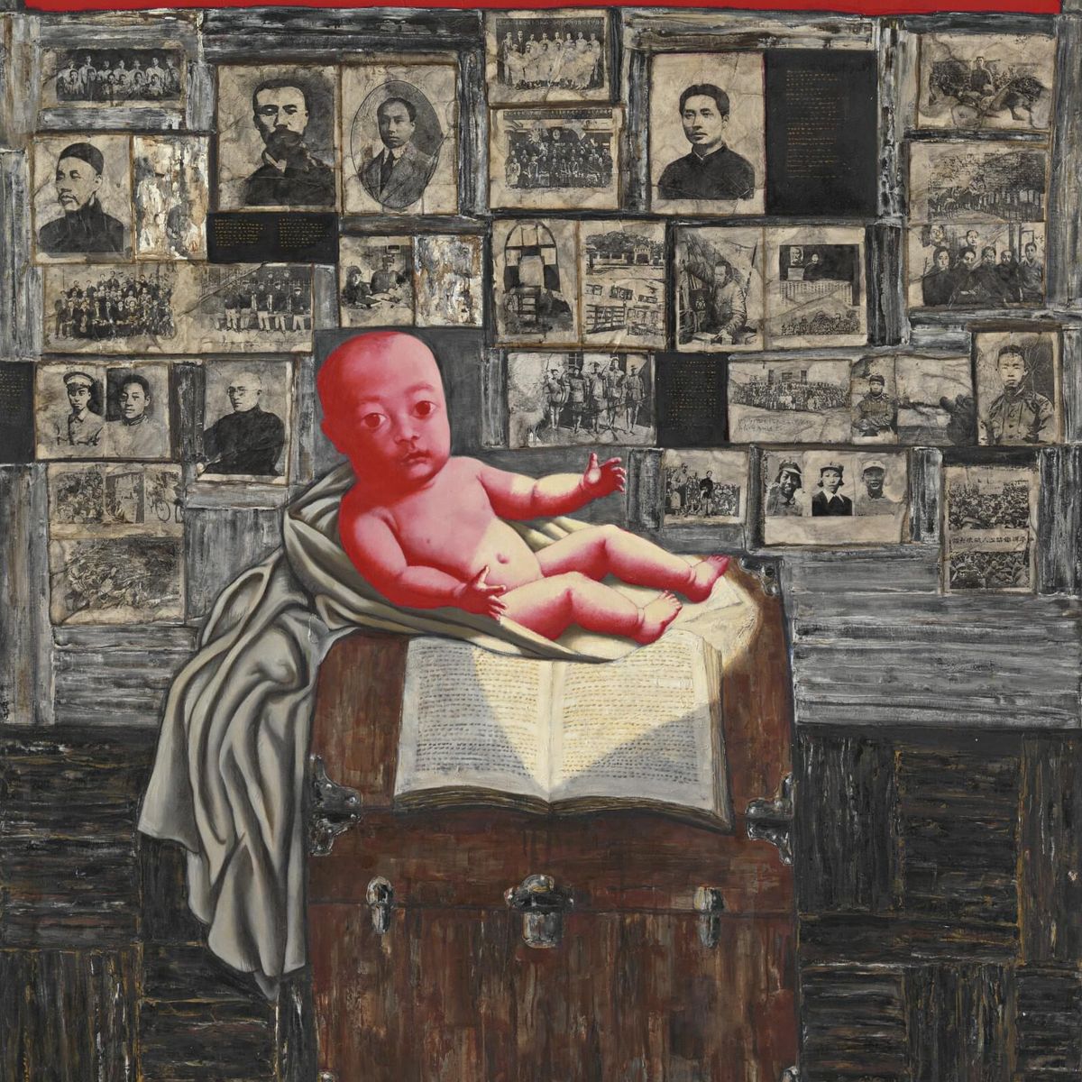 Zhang Xiaogang, Chapter of a New Century—Birth of the People’s Republic of China (1992) sold for more than $3m at Sotheby's New York