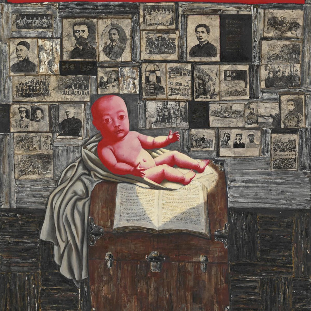 Zhang Xiaogang, Chapter of a New Century—Birth of the People’s Republic of China (1992) sold for more than $3m at Sotheby's New York