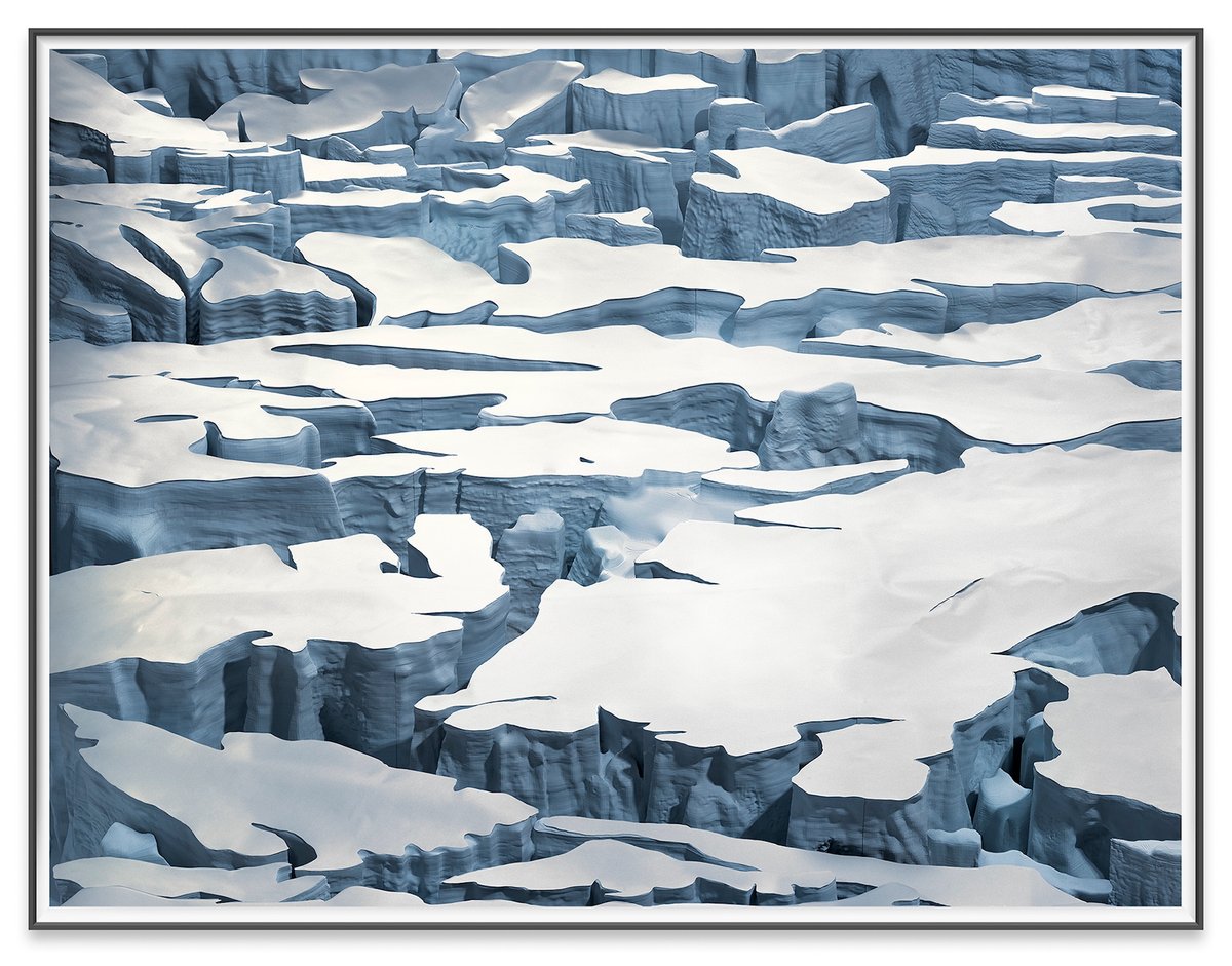 Thomas Demand, Eis, 2025 © Thomas Demand / VG Bild-Kunst, Bonn, 2025. Courtesy Sprüth Magers